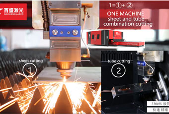 Fiber laser 4020 table with enclosed cover and pallet changer combination cutting metal tube and plate 