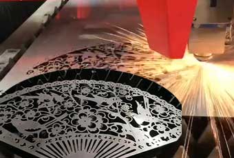 Youtube 1.5KW 2KW Laser cut  steel artwork video 1mm stainless steel rapid speed